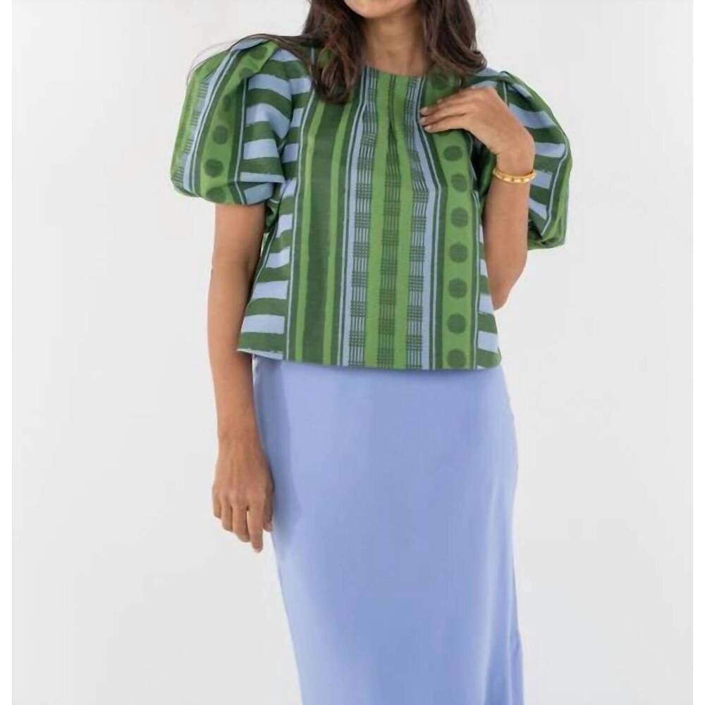 NEW EMILY MCCARTHY jane top in forest jubilee